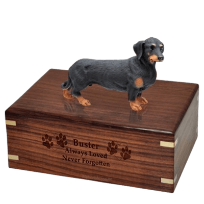 Black Dachshund X-Large Doggy Urn